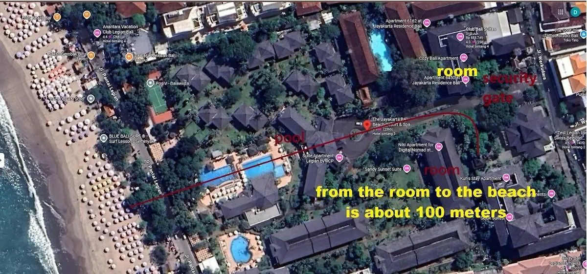 Apt 6238 At Jayakarta Residence Seminyak